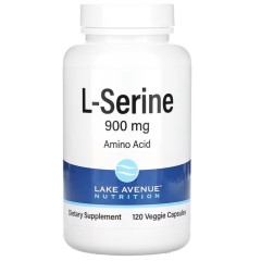 Lake Avenue Nutrition, L-серин, 900 мг, 120 растительных капсул